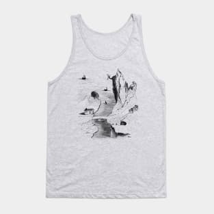 Drawing / sketch of nature Tank Top